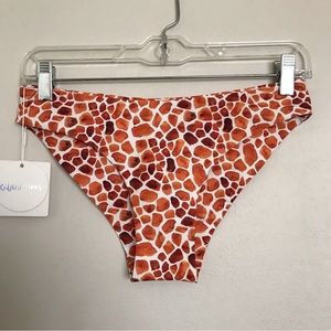 Kulani Kinis Full Coverage Bikini Bottom in Afrika Size Small NEW Beach Summer